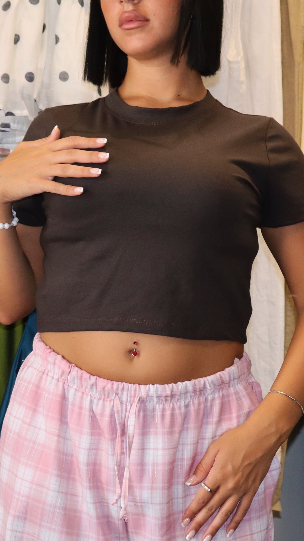 Chloe Crop Tee - 3074